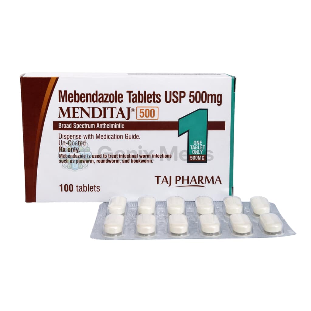 Mebendazole 500mg (MendiTaj 500mg)